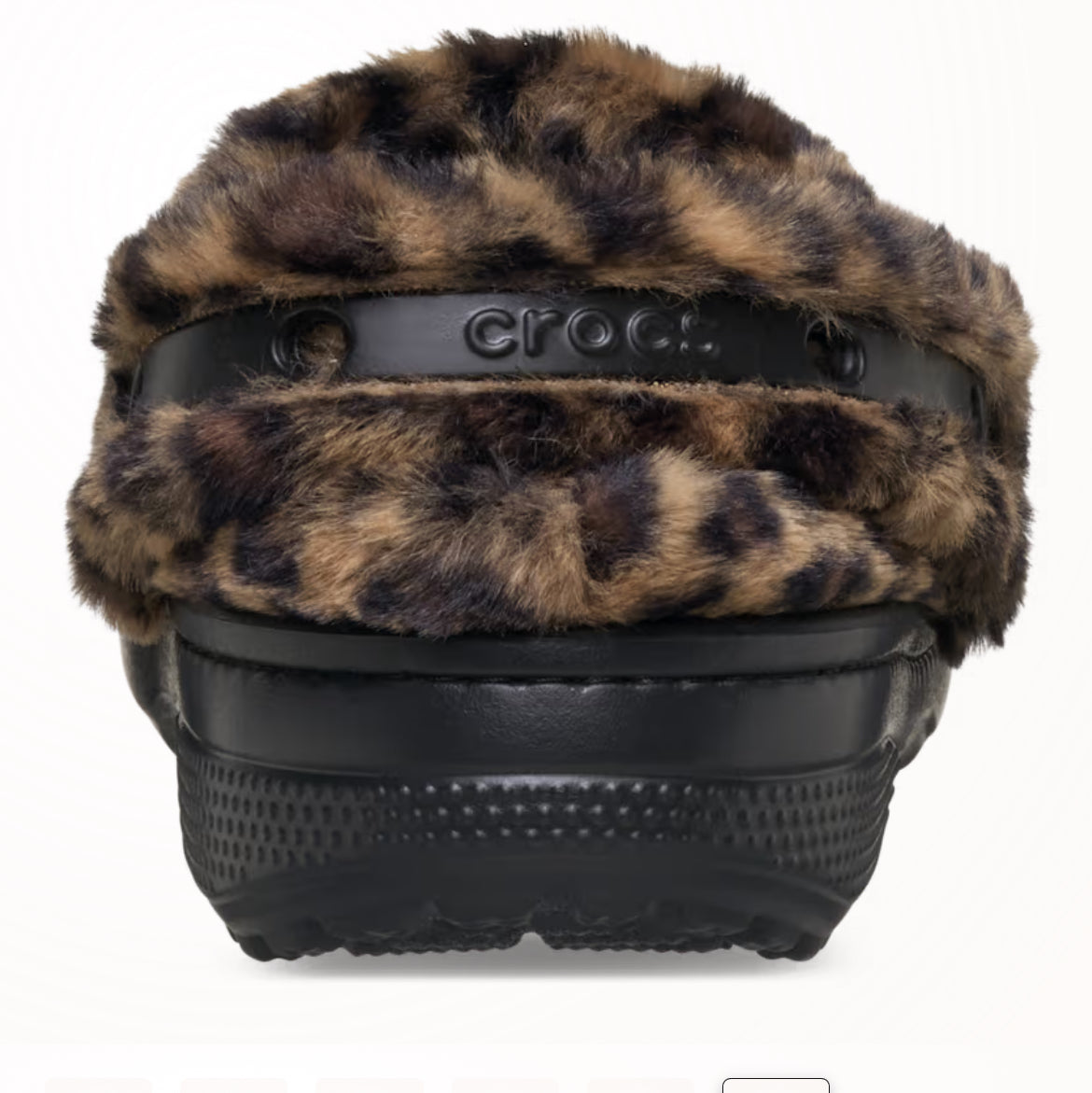 Animal Cloth Crocs Sepia / Leopard