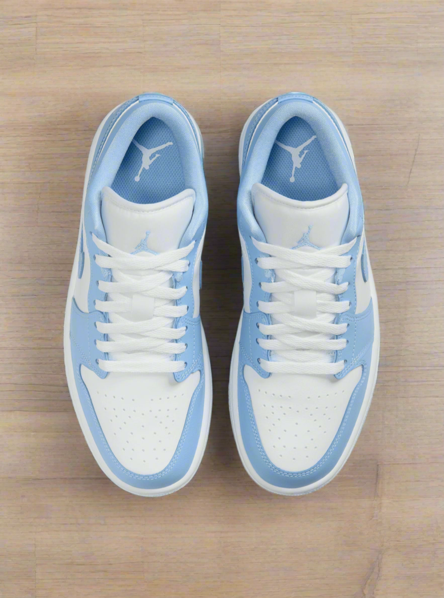 WMNS Jordan 1 Low White/Aluminum
