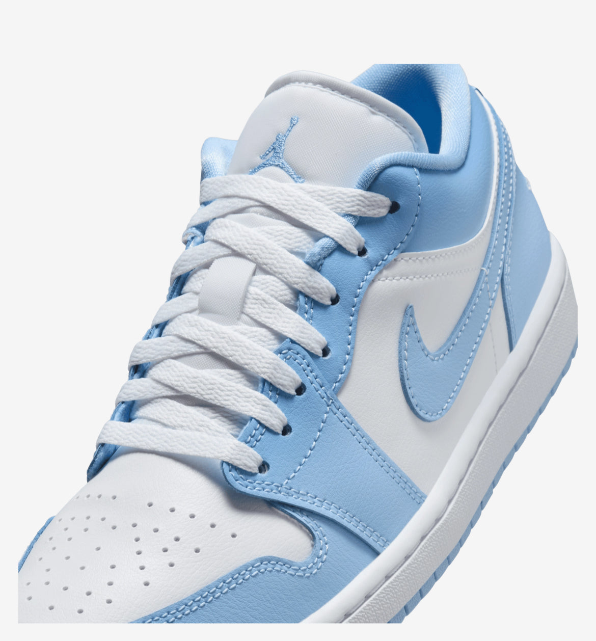 WMNS Jordan 1 Low White/Aluminum